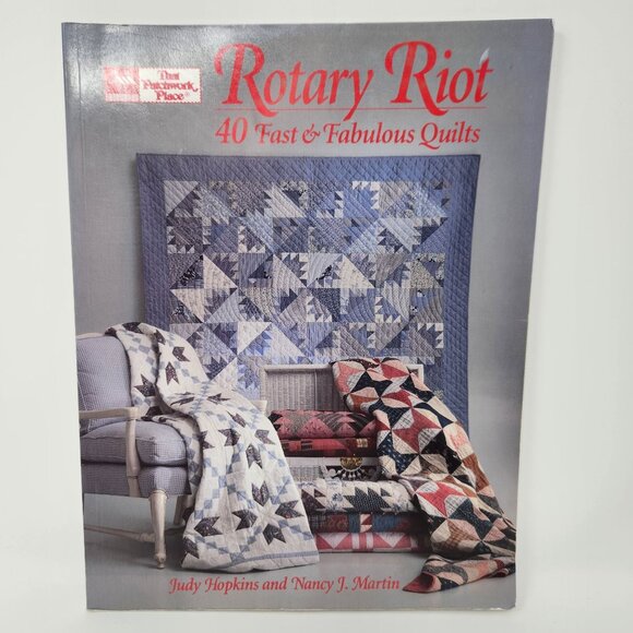 Rotary Riot Quilt Book: 40 Fast & Fabulous Quilts By Judy Hopkins & Nancy J. Mar - Picture 1 of 11